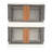 Marthony Plastic Collapsible Storage Bin Organizers