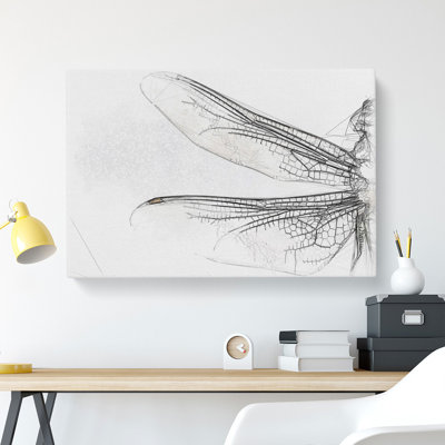Dragonfly Vol.1 Sketch - Wrapped Canvas