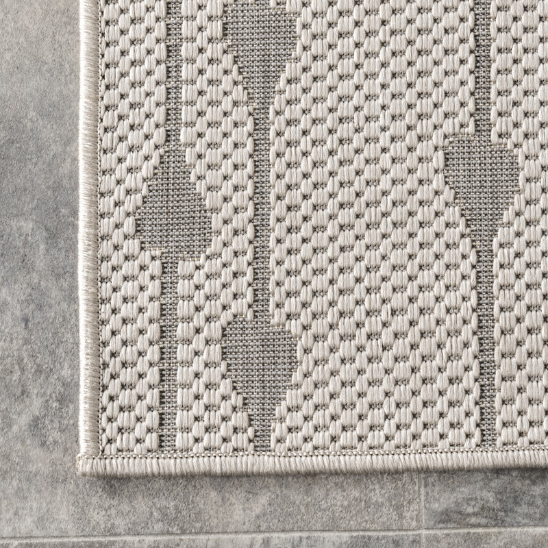 Edgington Moroccan Indoor / Outdoor Rug, Runner 2' x 8'