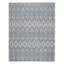 Burmesse Hand Knotted Wool Azure/Beige Area Rug-16662337