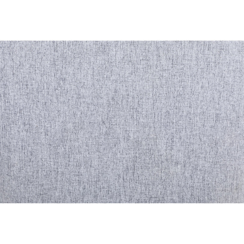 Paire de chaises à hauteur de comptoir de 20 po, siège rembourré gris avec repose-pieds, profondeur de l'ensemble de 42 po, assise en tissu 2 et hauteur de 25 po,