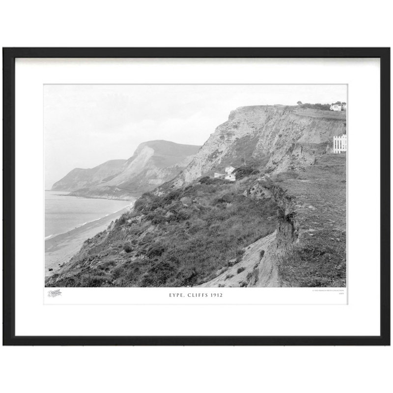 Eype, Cliffs 1912 by Francis Frith - Single Picture Frame Print, 28cm H x 36cm W x 2.3cm D