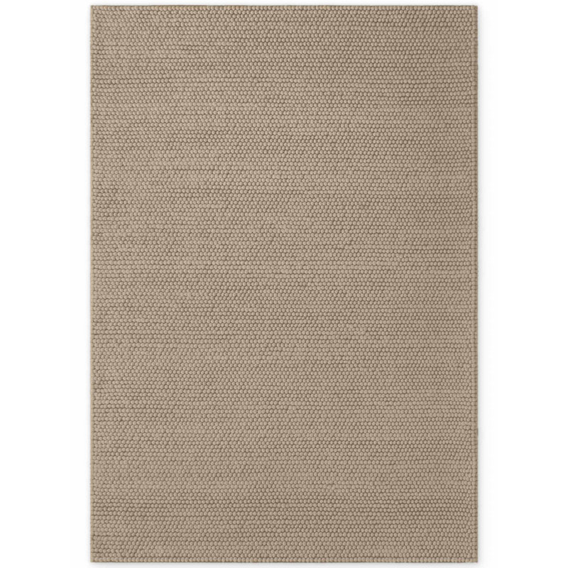 Devonah Wool Hand Woven Area Rug, Beige, Rectangle 120 x 170 cm