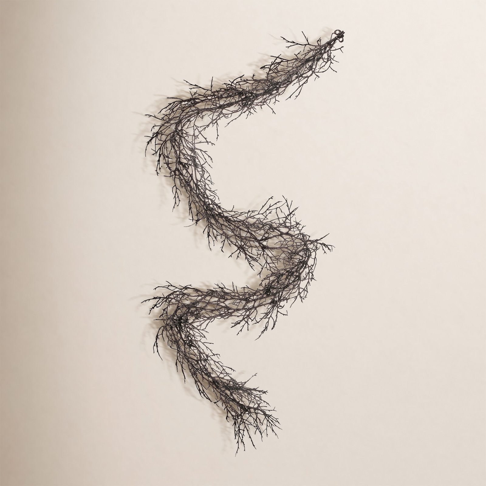 72" Glitter Branch Garland