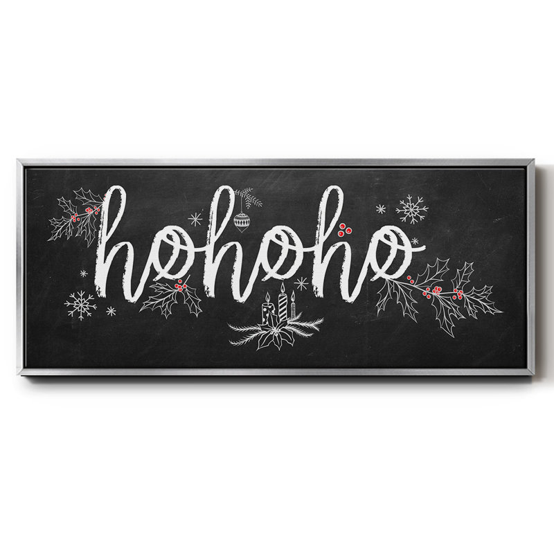 Ho Ho Ho- Framed Canvas