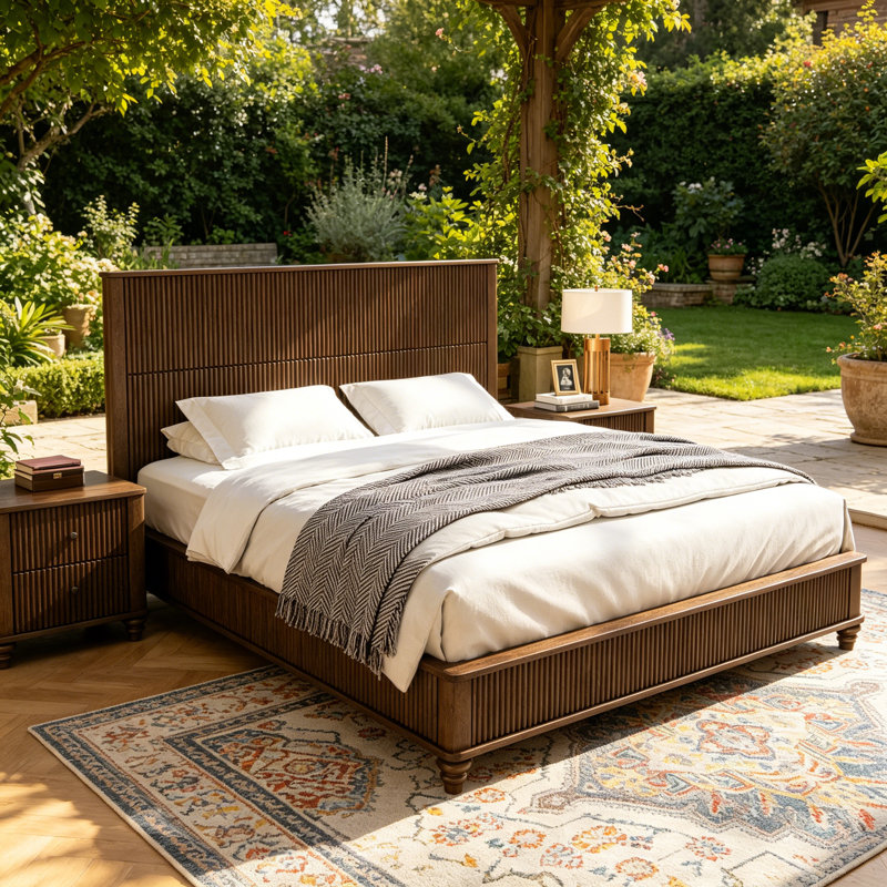 Solid Wood Bed Frame