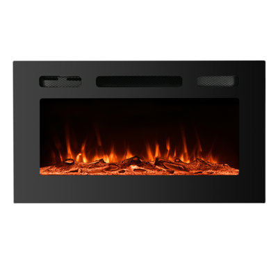 Gwenaelle Black Fireplace