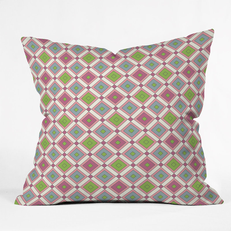 Polyester Throw Pillow, 18" x 18"