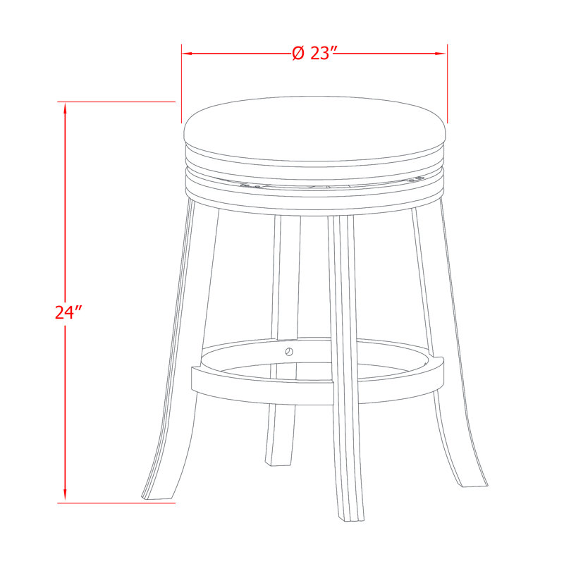 Ensemble de table de salle à manger à hauteur de comptoir 3 pièces comprenant une table de cuisine ronde avec piédestal et 2 tabourets sans dossier, chêne