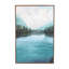 «Lake Landscape - Floater Frame», reproduction sur toile