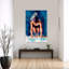 Art mural dauphin contemporain-129475983