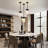 1 - Light Modern Hammered Glass Pendant Lighting With 5 Adjustable Height Rod And Tilting Ceiling Adapter Kitchen Island Pendant-552970301