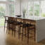 Tabouret de bar et de comptoir en bois massif Etta-1056858786-1056858789