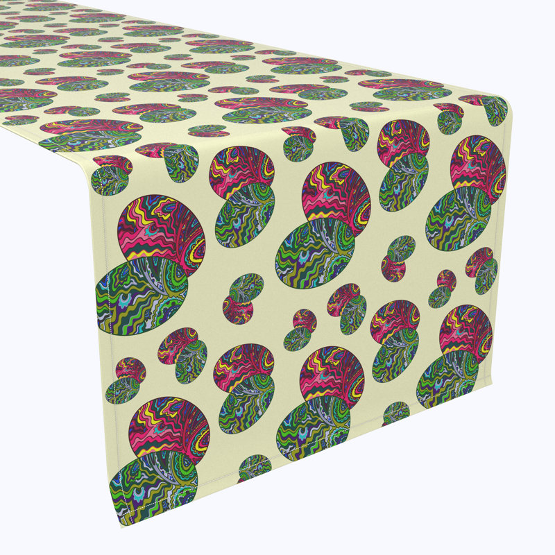 Marten Geometric Easter Table Runner, 108" x 14"