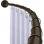 Tringle à rideau de douche incurvée Utopia Alley Signature Aluminium Series