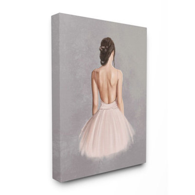 « ballerine fille, peinture gris rose », art textuel