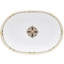 Bol à légumes ovale doré Noritake Empire, 9,75 po, 37 oz