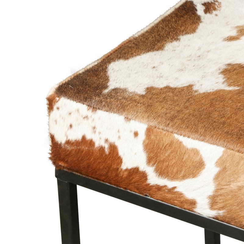 Genuine Leather Upholstered Bench