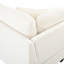 Beige rembourré 5 avec rangement et porte-gobelets cachés, construction, salon en tissu doux et porte-gobelets - 5, revêtement, coussins, sièges confortables,-1098790355-1098790353