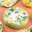 Assiettes à dîner en mélamine de 11 pouces Limone - Ensemble de 6 assiettes vibrantes à thème citron, durables, incassables et lavables au lave-vaisselle, parfaites pour les repas à l'intérieur et à l'extérieur