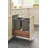 Rev-A-Shelf Walnut Bottom Mount Pull Out Waste/Trash Container-50218770-50218769