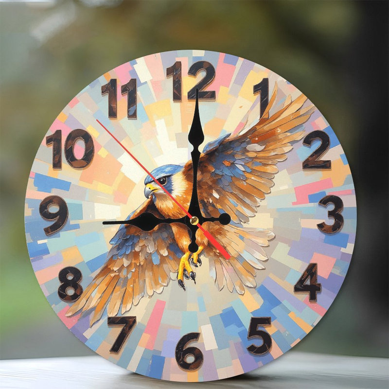 Horloge murale artistique Falcon