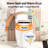 Portable Smart Toilet With Built - In Bidet, Heated Seat, And Multiple Flushing Methods Siphonic Flushing, Battery Design, Bidet Washing Intelligent Warm Air Drying, Seat Temperature Adjustment Jet