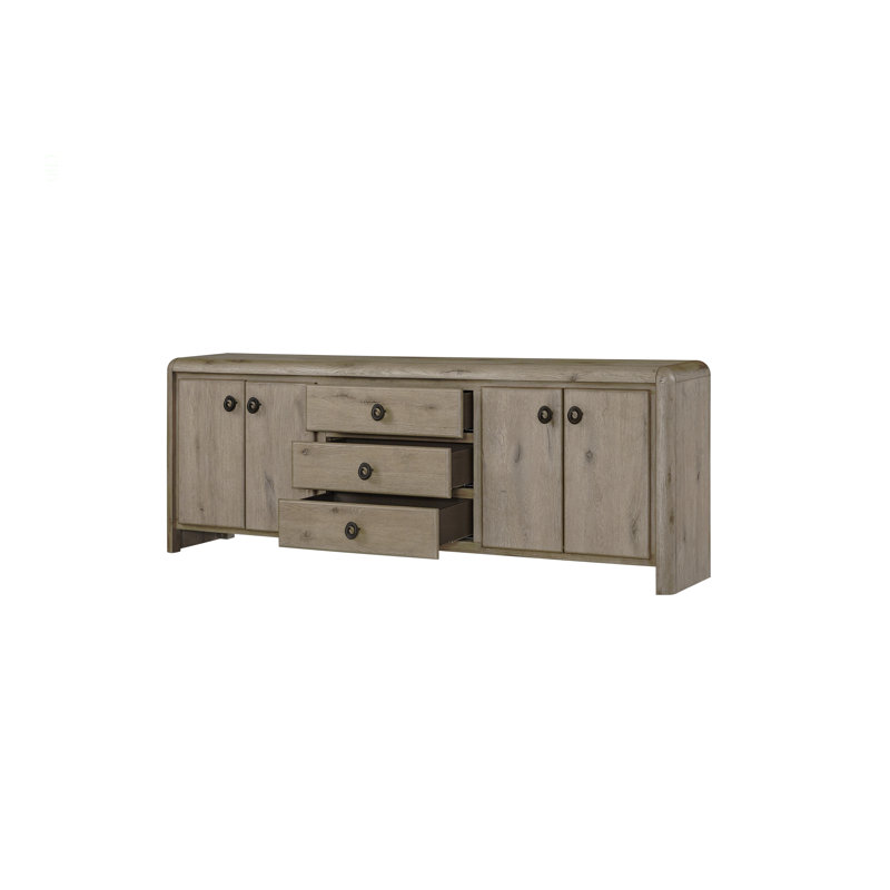 English Knotty Oak 84" Console