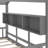 Full Size Floor House Bed For Toddler, Kids Montessori Bed  With Storage Shelf, Playhouse Bed With Roof Design, Gray
