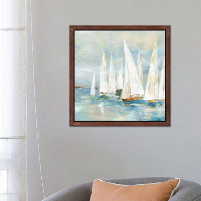 Sailboats by Allison Pearce - Painting on Canvas