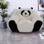 Chaises d'appoint Coanda Panda douillettes, conception en mousse moelleuse, style moderne pour la maison