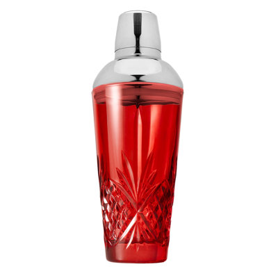 Dublin Crystal Red Cocktail Shaker 