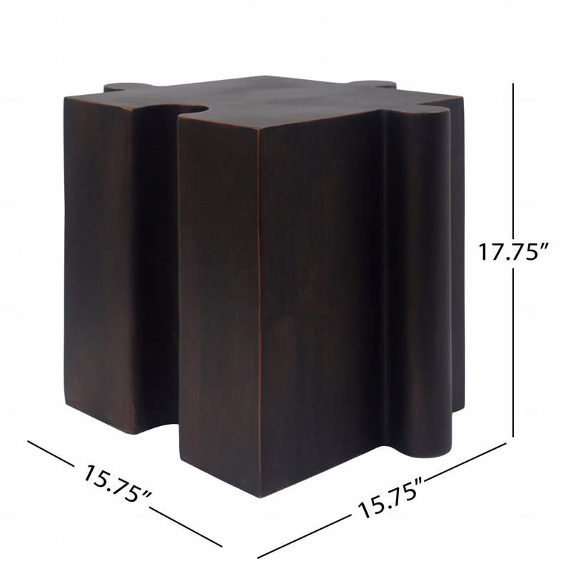 Table d'appoint de patio, table modulaire à bord convexe MGO - acheter simple ou combiner, Cuivre