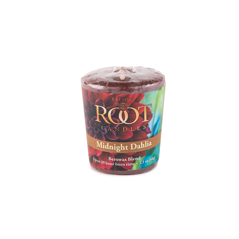 Ensemble de 18 bougies votives Midnight Dahlia