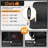Davette Heated Stadium Seats 25'W with Wide Cushion and Back Support(2pcs)