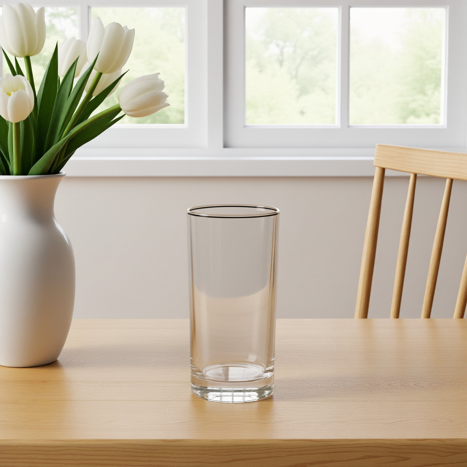 Heavy Base Highball Glass