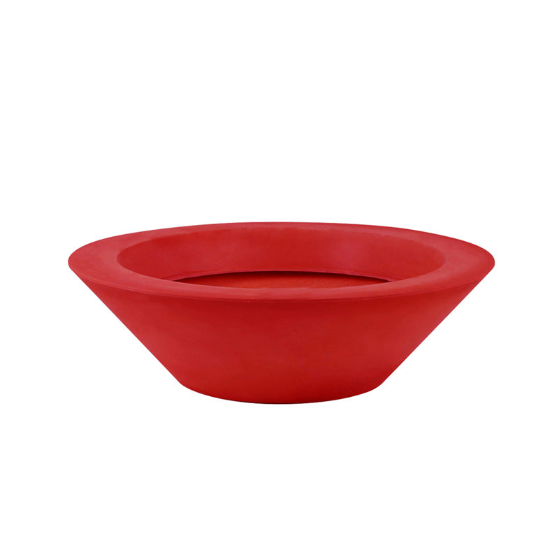 Centro Pot Planter, Anthracite, 9.5" H x 31.5" W x 31.5" D