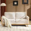 Causeuse en velours avec cadre 2 places Modern Farmhouse-863838218-866867760