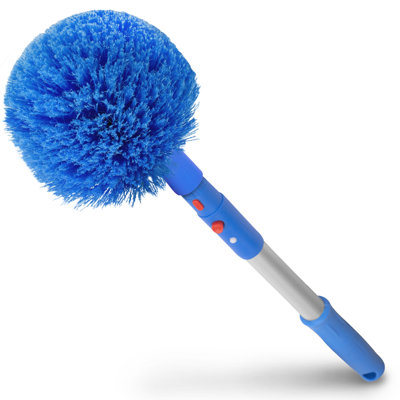 Brosse à toile d'araignée, 6 6/16 po / brosse d'angle avec mât de 20 po