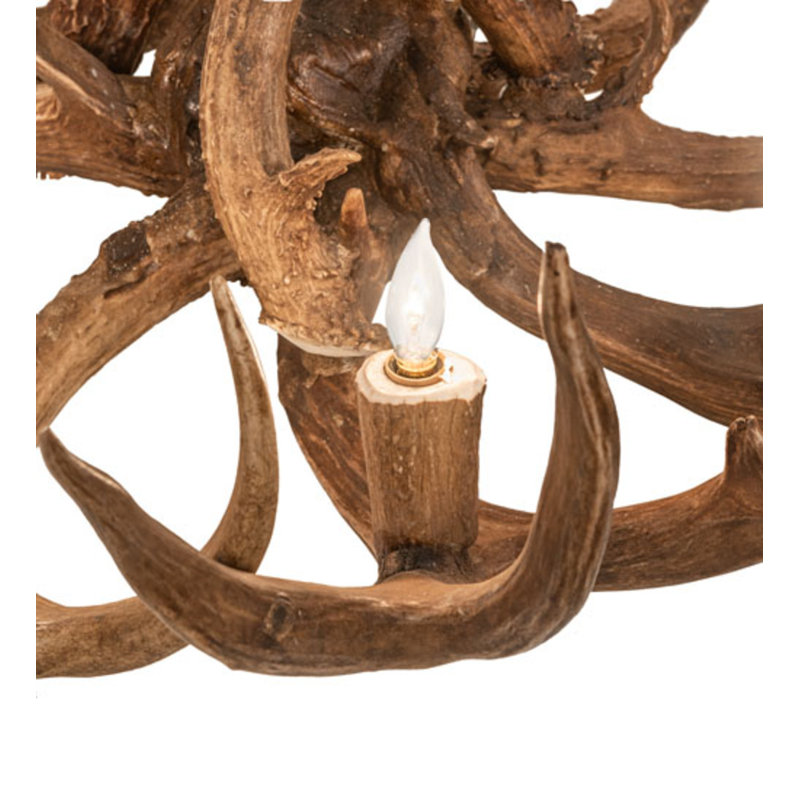 Antlers 9 - Light LED Chandelier