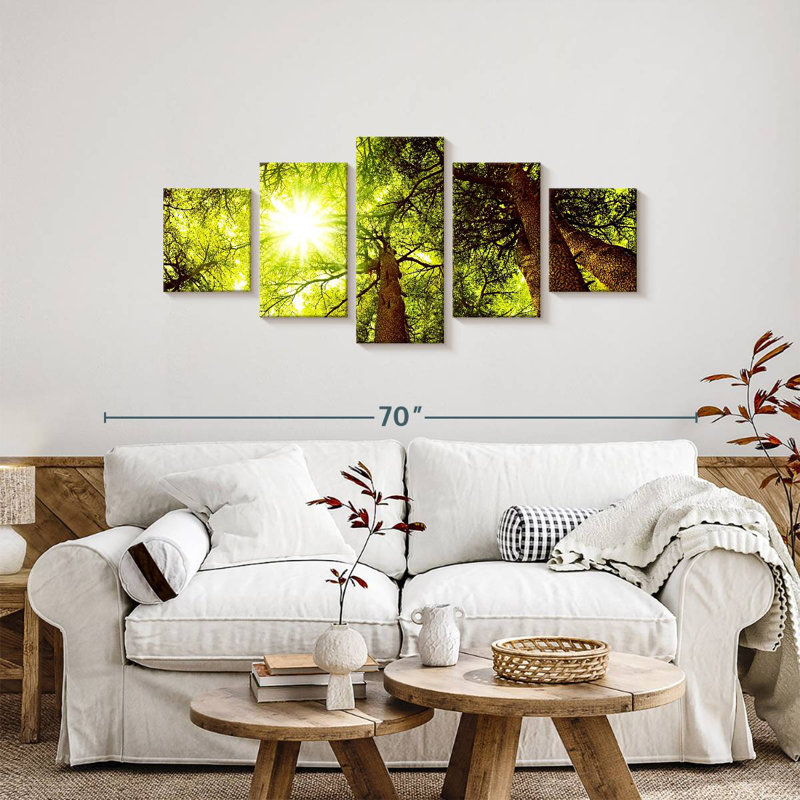 Harnek Sunlit Cedar Forest, 24" H x 55" W