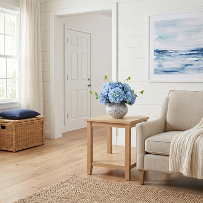 Keenum Hydrangea Floral Arrangement in Vase
