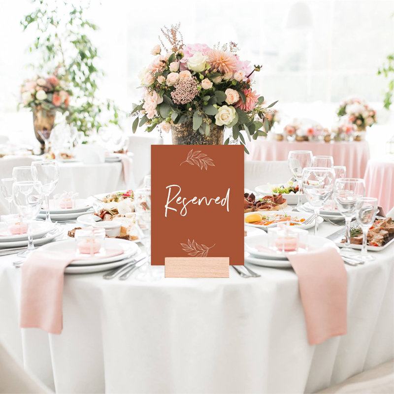 Décor de mariage et signes