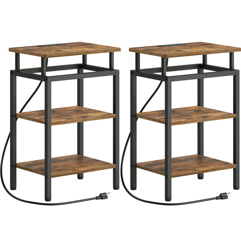 End Table With Charging Station