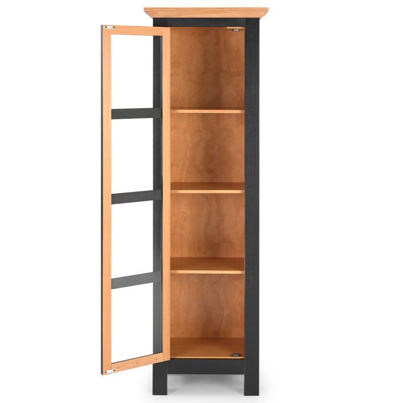 Colvard Accent Cabinet, Black Golden Oak