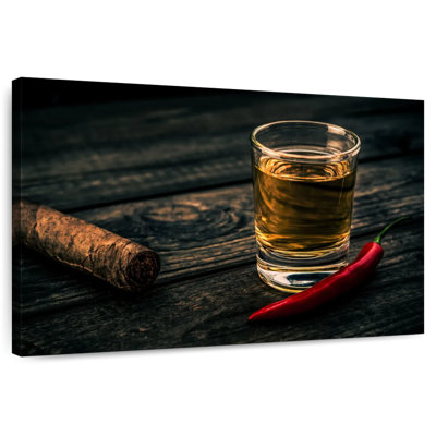 Cigare et alcool épicé