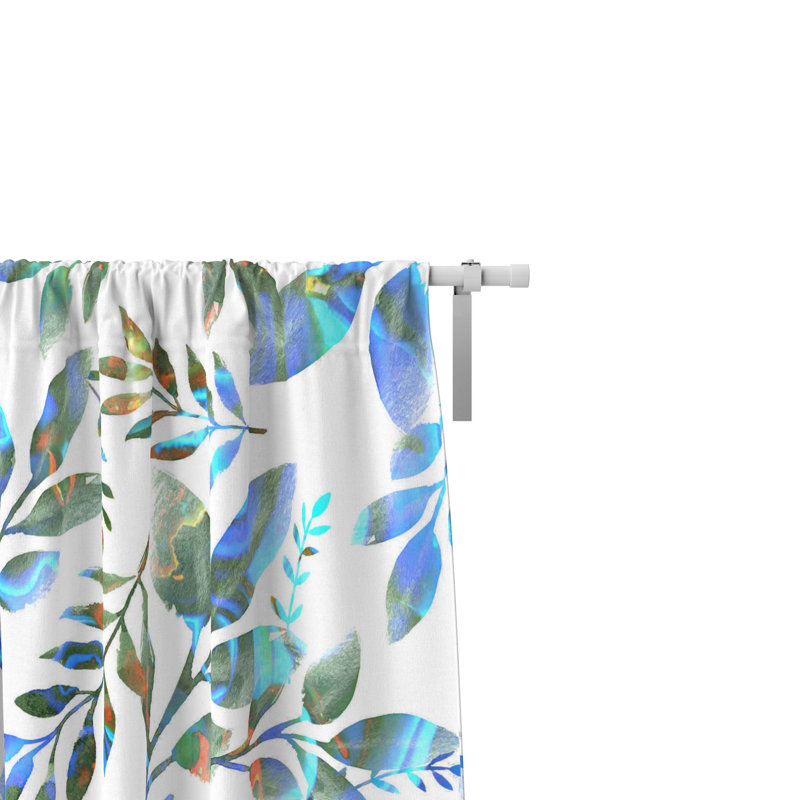 Semi Sheer Curtain Pair, 40" W x 82" L