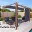 Écran de remplacement pour pergola rétractable mauve-87037581-87037585
