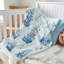 Jeté en flanelle bleu marine marine-130089499