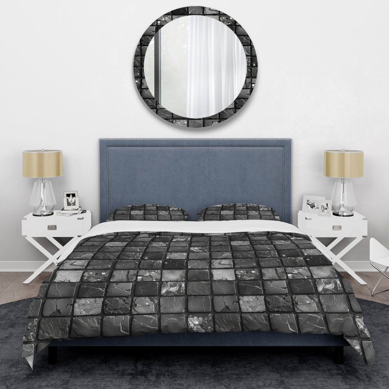 Ensemble de housse de couette Modern, Housse de couette pour grand lit et 2 taies décor